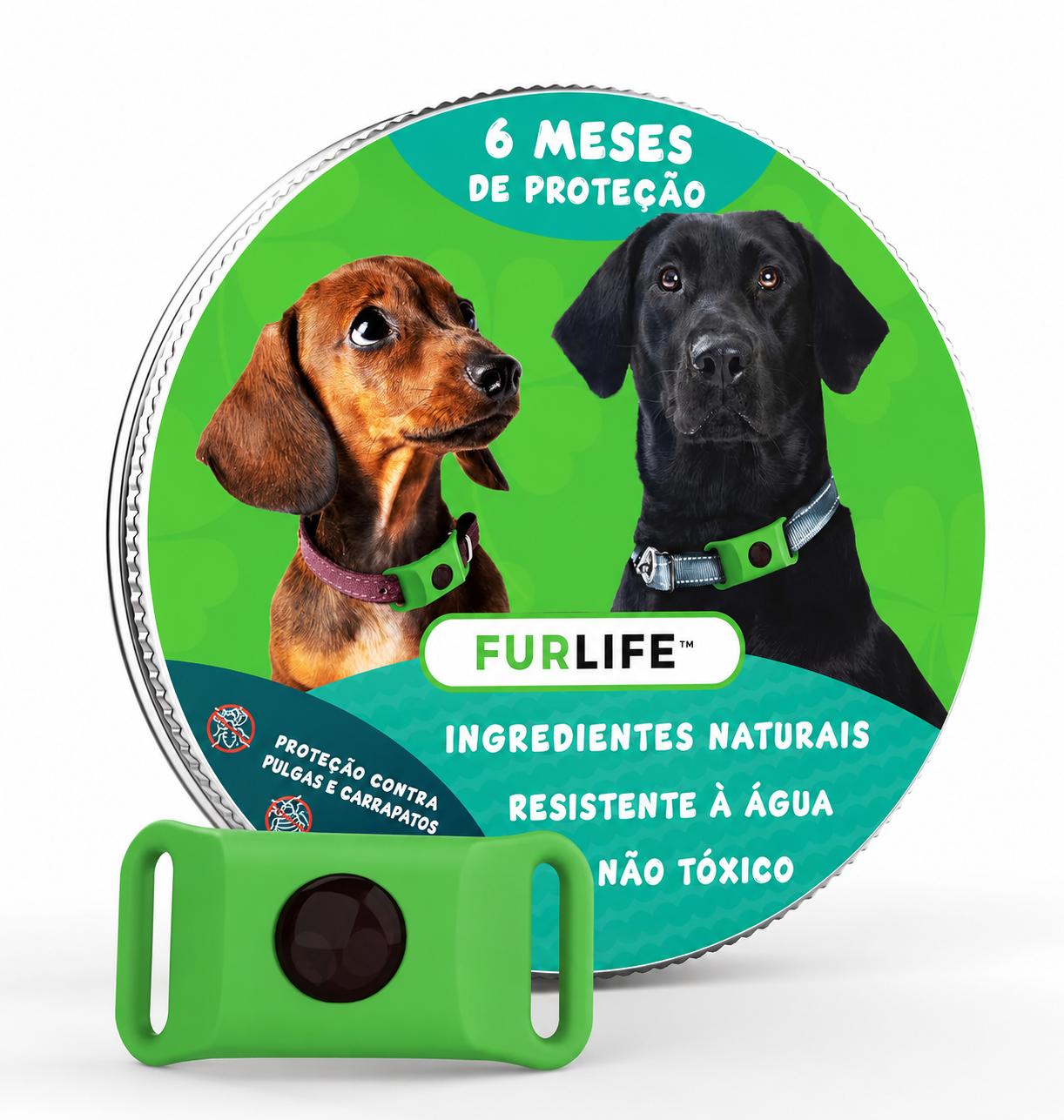 FurLife™ 6 meses livre de pulgas e carrapatos